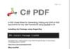 Telecharger gratuitement C# PDF