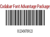 Codabar Font Package