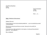 Modèle de Lettre de licenciement