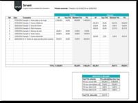 Tableau de suivi de TVA pour CA3