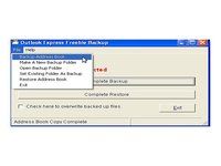 Outlook Express Quick Backup