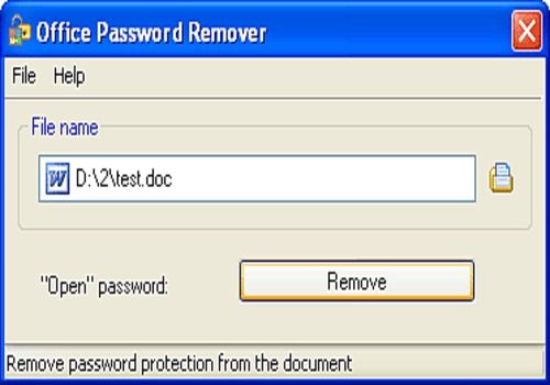 Telecharger Office Password Remover