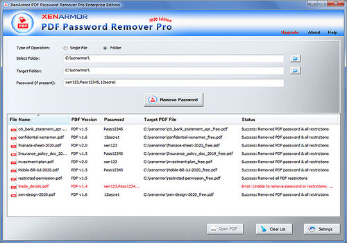 Telecharger PDF Password Remover Pro