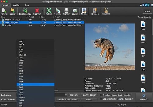 Telecharger Pixillion - Convertisseur d'images gratuit pour Mac