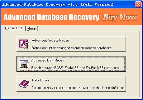 Telecharger Advanced Database Recovery