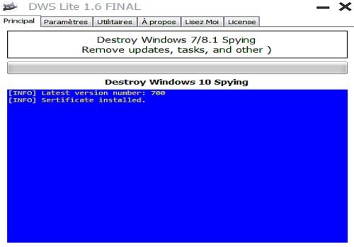 Telecharger Destroy Windows 10 Spying 