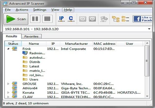 Telecharger Advanced IP Scanner