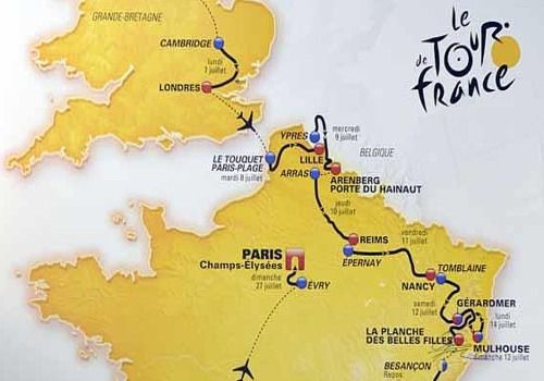 Telecharger Le tracé du tour de France 2014