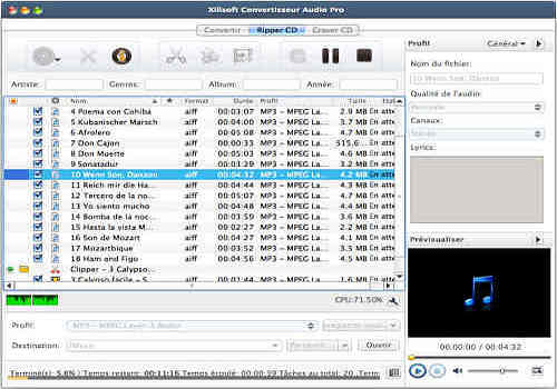 Telecharger Xilisoft Convertisseur Audio Pro pour Mac