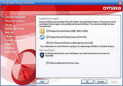Telecharger Dynaxa Anti-Spam (version compatible Vista)