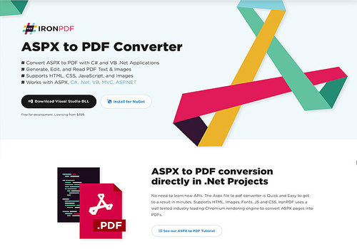 Telecharger ASPX to PDF Converter