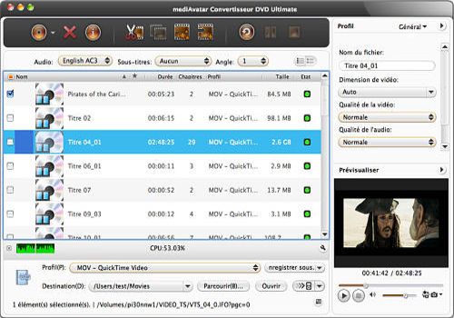 Telecharger MediAvatar Convertisseur DVD pour Mac