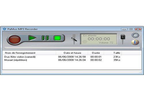 Telecharger PaMus MP3 Recorder