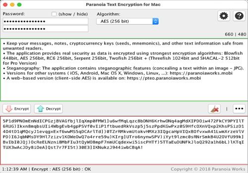 Telecharger Paranoia Text Encryption for Mac