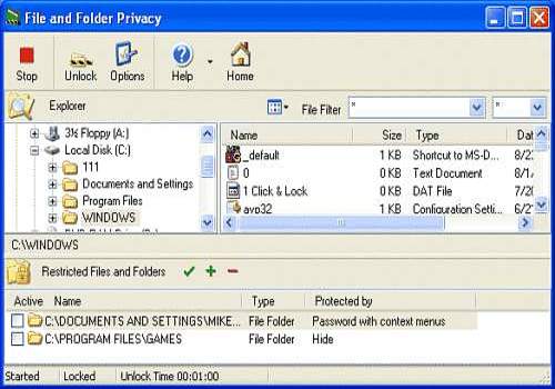 Telecharger File and Folder Privacy