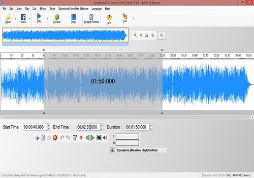 Telecharger Simple MP3 Cutter Joiner Editor