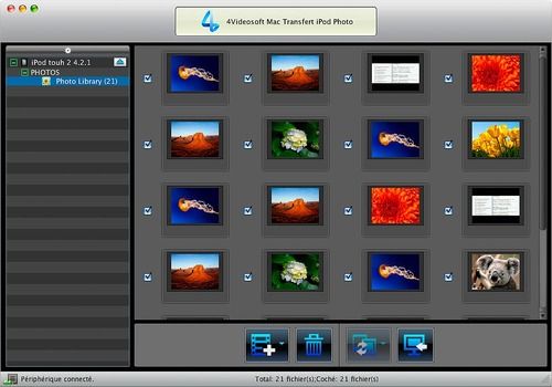 Telecharger 4Videosoft Mac Transfert iPod Photo 6.0.10