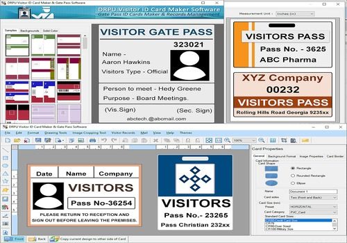 Telecharger Visitor ID Gate Pass Maker Software