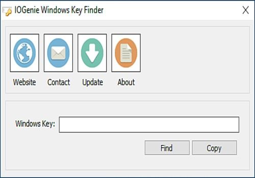 Telecharger IOGenie Windows Key Finder