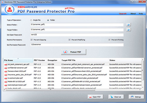 Telecharger PDF Password Protector Pro