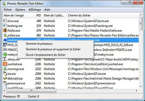 Telecharger Process Revealer Free Edition