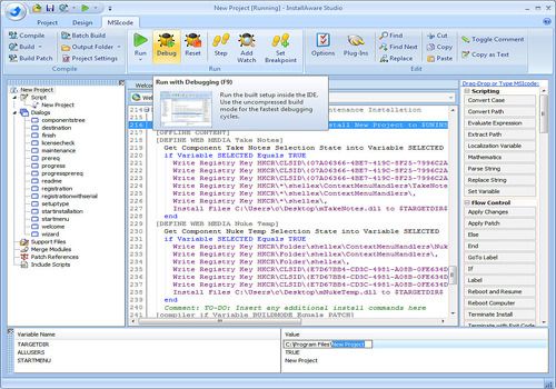 Telecharger InstallAware Studio for Windows Installer X2