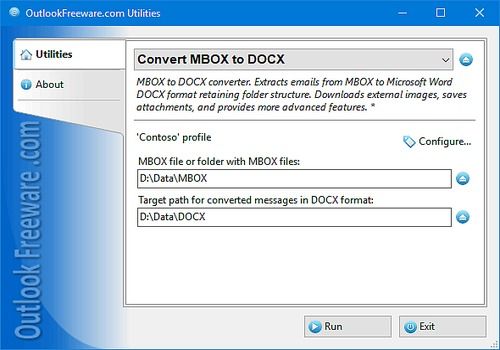 Telecharger Convert MBOX to DOCX for Outlook