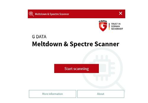 Telecharger GDATA Meltdown et Spectre Scanner