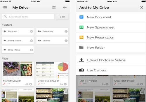Telecharger Google Drive iOS
