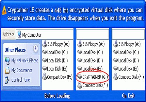 Telecharger Cryptainer LE Free Encryption Software