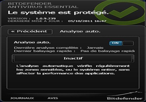 Telecharger Bitdefender Antivirus Essential 2013