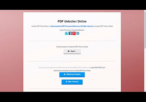 Telecharger PDF Unlocker Online V1