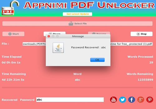 Telecharger Appnimi PDF Unlocker