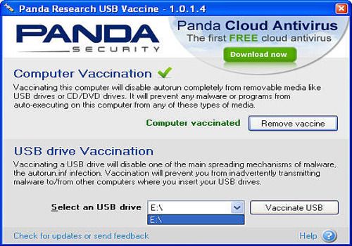 usb vaccine software