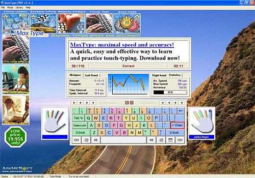 Telecharger MaxType PRO Typing Tutor