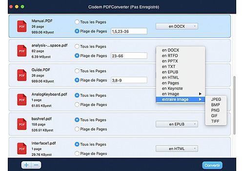 Telecharger Cisdem PDFConverter pour Mac