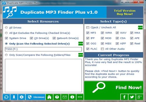 Telecharger Duplicate MP3 Finder Plus