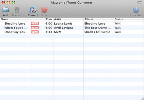 Telecharger Macsome iTunes Converter for Mac