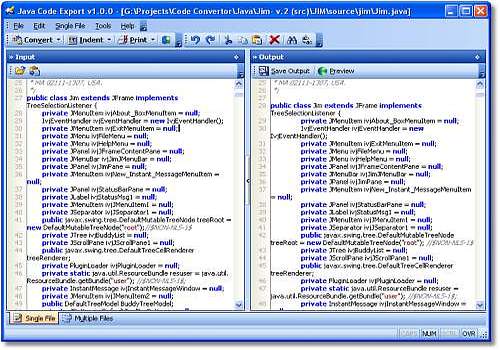 Telecharger Java Code Export