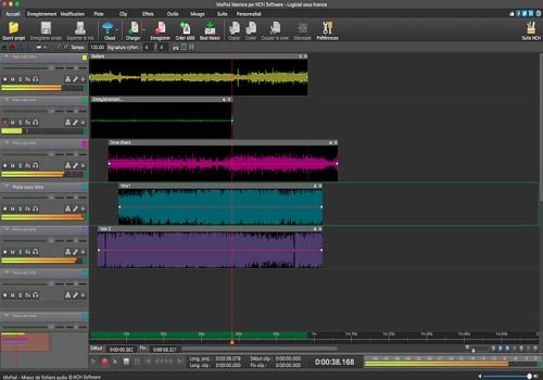 Telecharger MixPad - Mixeur de musique gratuit pour Mac