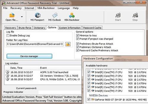 Telecharger Advanced Office Password Recovery