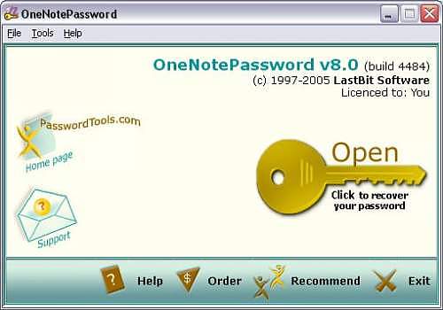 Telecharger OneNote Password