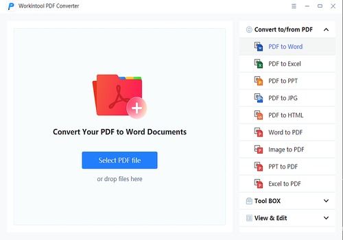 Telecharger WorkinTool PDF Converter