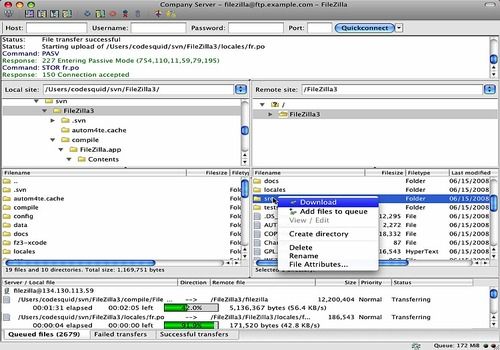 filezilla mac gratuit