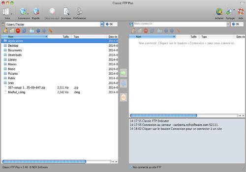 Telecharger Classic FTP - Logiciel de FTP gratuit pour Mac